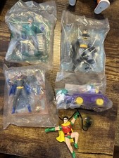Vintage Lot of 4 1993 Batman The Animated Series McDonald's Happy Meal Toys 1