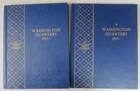 Complete Silver Washington Quarters Set 1932-1987 in Two Vintage Whitman Albums