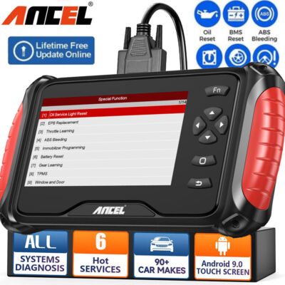 ANCEL FX8000 OBD2 Diagnostic Tool All System Fault Code Scanner ABS EPB Oil BAT