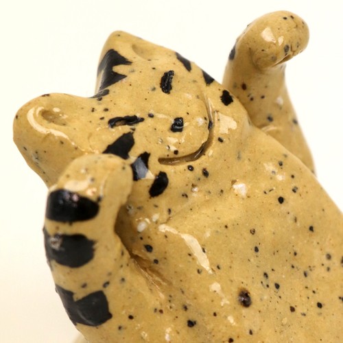 MANEKI NEKO WINKENDE KATZE Winkende beide Hände Keramik Viel Glück 191208 Japan - Bild 8 von 12
