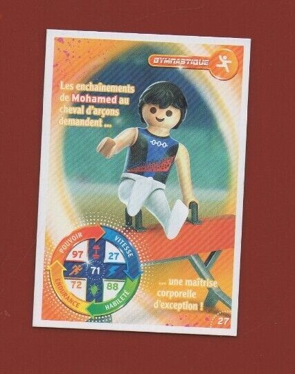 Carta Quiz PLAYMOBIL Cruce N º 27 - La Gimnasia (B1416)