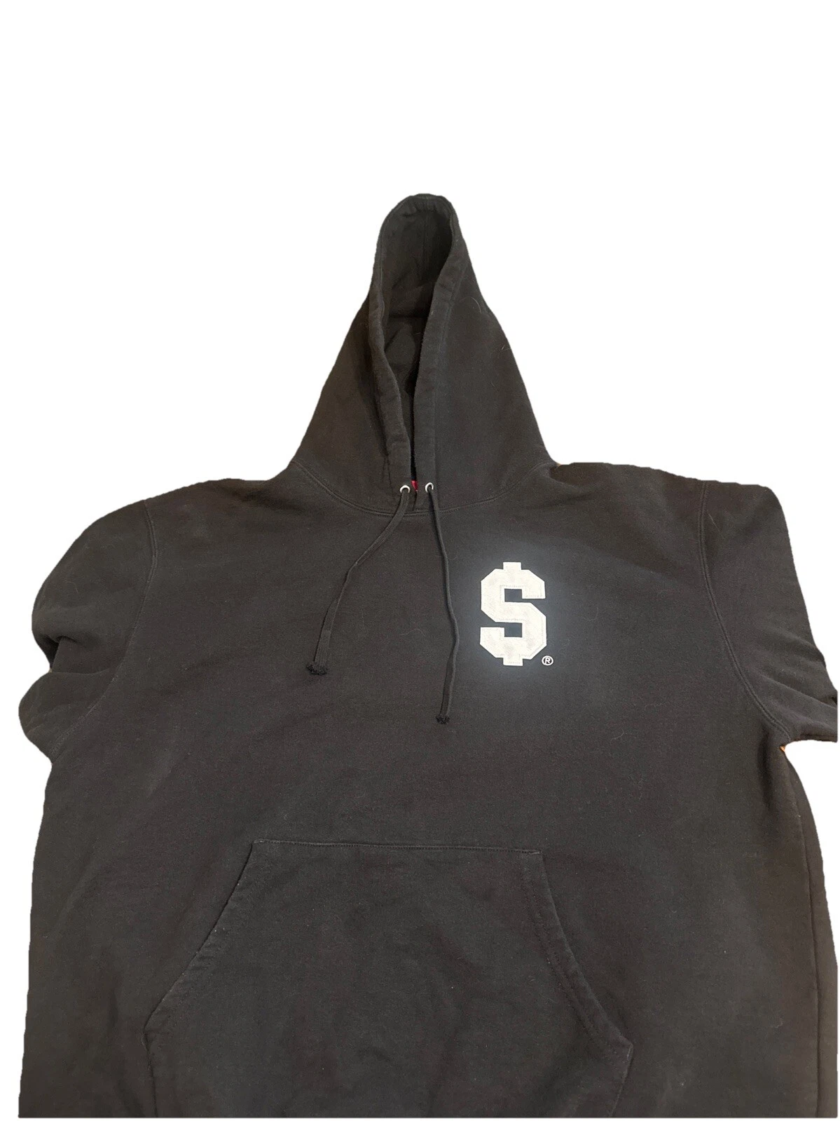 Sweat à capuche noir Supreme taille L