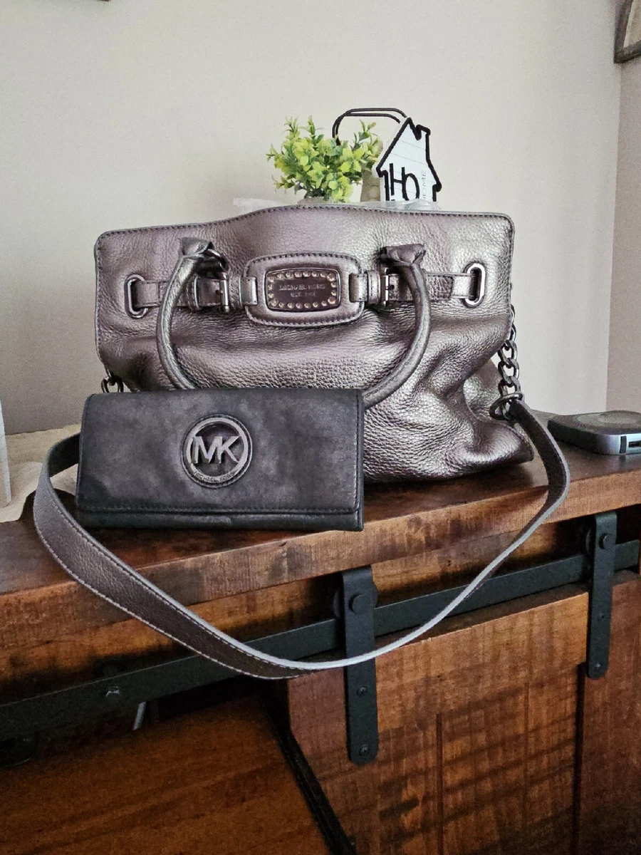 Michael kors wallet clearance gunmetal