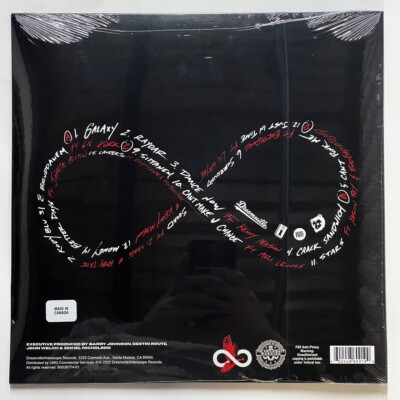 JID The Forever Story 2LP Vinyl Limited Black 12