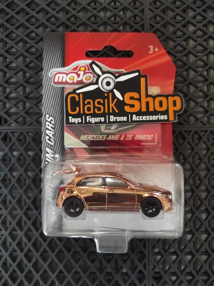 Majorette Honda Civic Type R Gold Edition 2020 raro Mercedes AMG Chase Car Foto 2 de 4