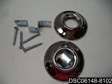 Qty 50: Moen Donner Shower Rod Flange Set in Chrome 61-F