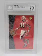 TERRELL OWENS 1996 Upper Deck SP  Rookie RC BGS 8.5 Premier Prospects 