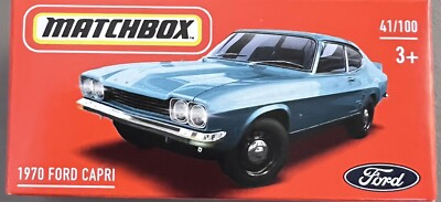 Matchbox 2022 1970 Ford Capri Die-Cast Car - Blue, 41/100 Series, Mint Condition Collectible - View #8