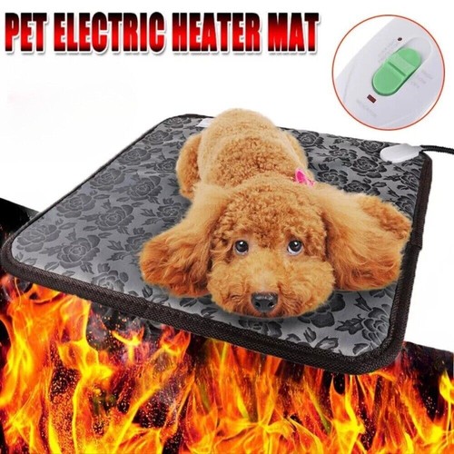 Almohadilla térmica ajustable para gato perro mascota calentador eléctrico cama impermeable - Imagen 16 de 16