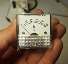 volmetro bobina mobile 500 vac mitaka amplificatore lineare hf