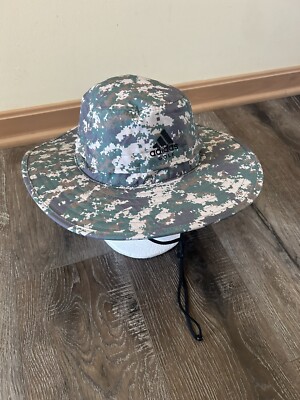 Adidas Golf Wide Brim Sun Hat, Camo, Sm/Med, Brand New