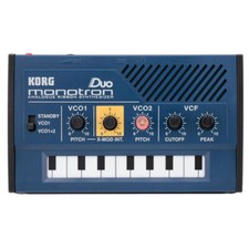 KORG monotron DUO Analog Ribbon Synthesizer Blue 100 Genuine Product from Japan