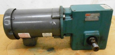 BALDOR RELIANCE AC MOTOR,3 PHASE, 56C, DODGE TIGEAR Q262B025M056L1 REDUCER 25:1