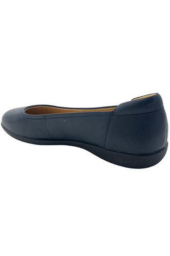 Naturalizer Women's Flexy Flat Leather Navy - Picture 3 of 3