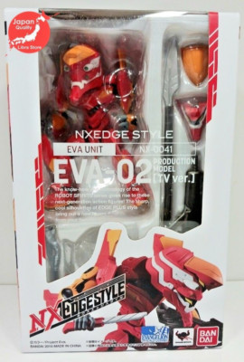 RARE NXEDGE STYLE EVANGELION EVA-02 Production Model TV ver. Figure from JAPAN