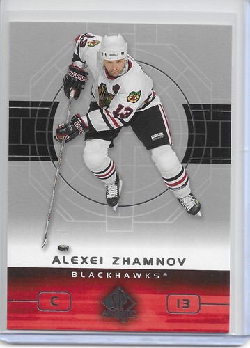 2002 SP Authentic Alexei Zhamnov #17 card