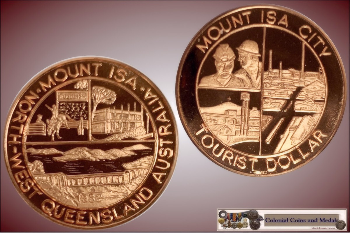 その他 Mount Isa Tourist Dollar Tourist Dollar :- Mount Isa City 1982 Queensland Australia | eBay