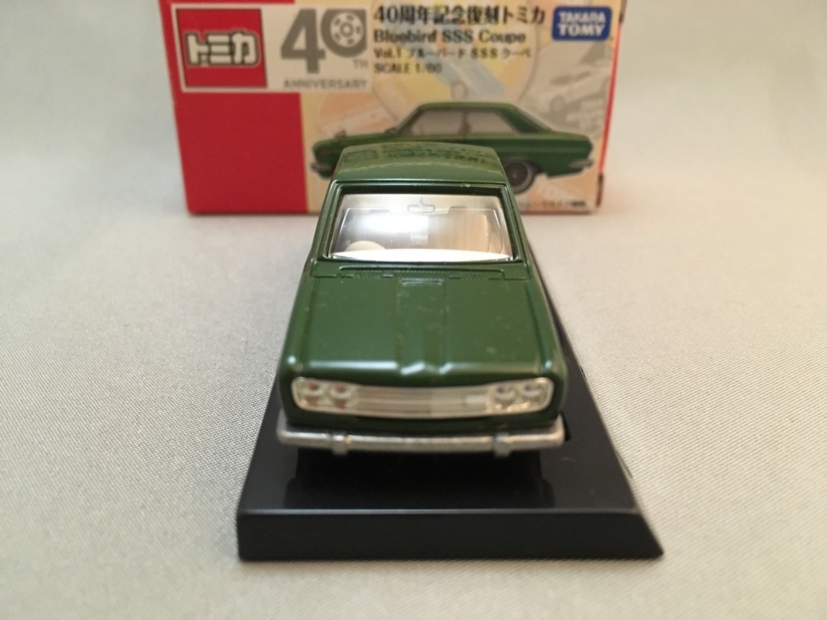 Tomica TOMY 40th anniv reproduced edition Nissan Bluebird Tomica TOMY 40th anniv reproduced edition Nissan Bluebird