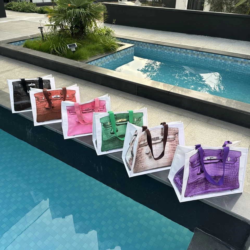 Bolso de supermercado creativo inspirado en el diseñador.,; Foto 2 de 4