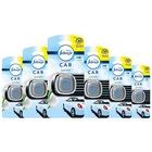Febreze Cotton Fresh Car Clip Air Freshener Odor Eliminating Car Vent Liquid x6