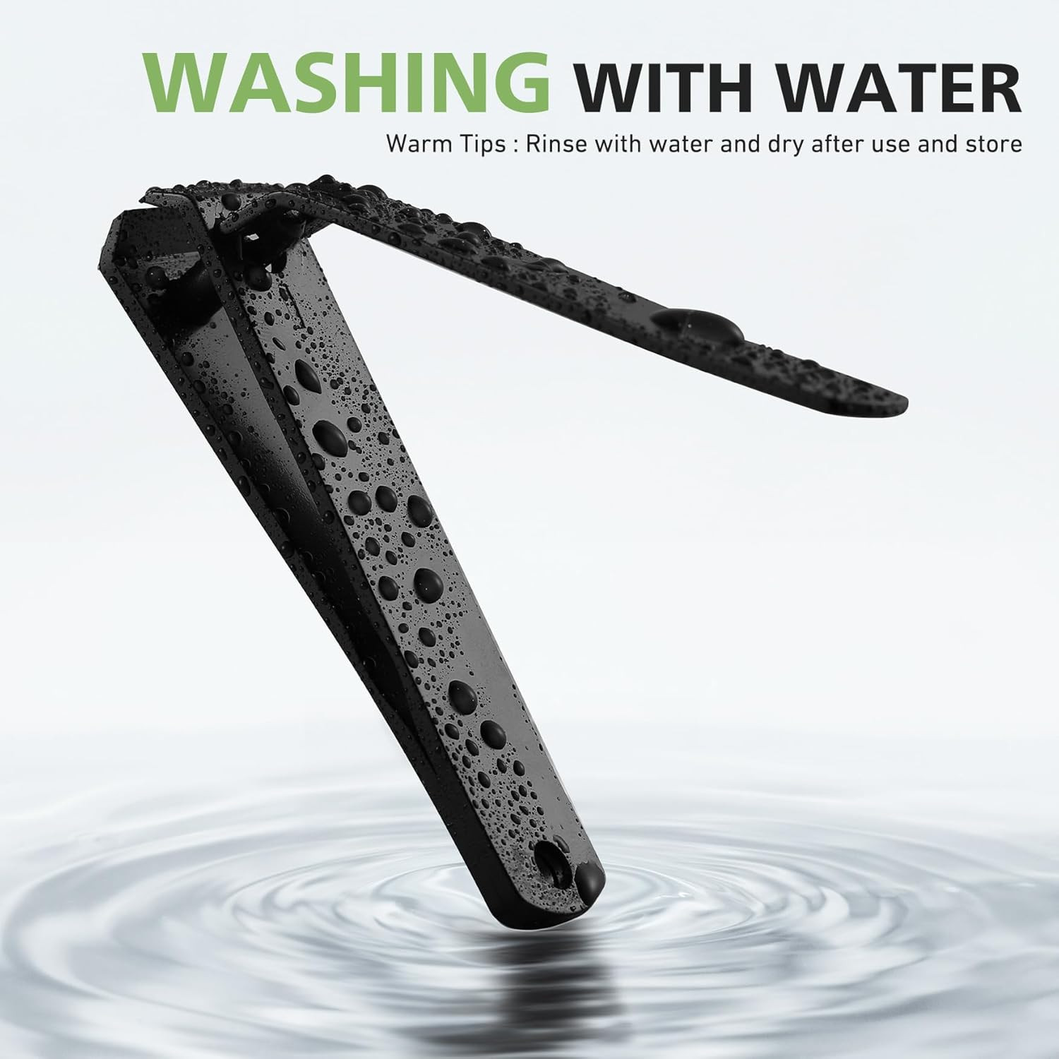 Heavy Duty Straight Blade Nail Clippers for Thick Toenails, Professional Stainle