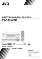 JVC RX-DP20VBK Receiver Owners Instruction Manual Reprint