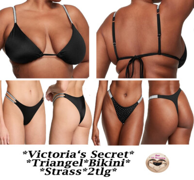 Victoria's Secret *Triangel * Bikini * Strass * 2tlg *Gr. XS, S, M, L, XL*KP 95 