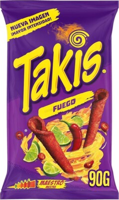 6 x 90g TAKIS FUEGO - Würziger SNACK
