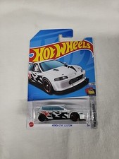 Hot Wheels Honda Civic Custom White 172 HW Drag Strip 7/10