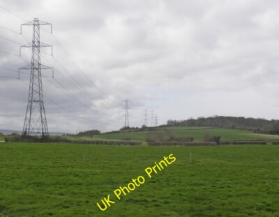 Foto 6x4 Stromleitungen von Hinkley Point Combwich c2015