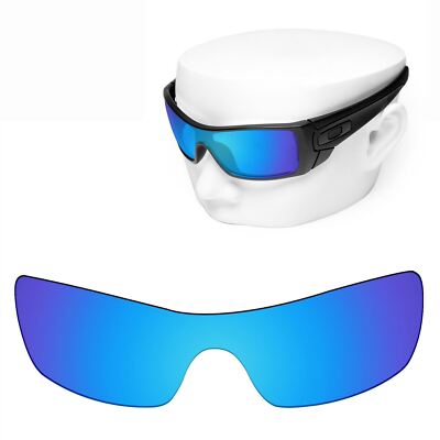 Max.Shield Replacement Sunglasses Non-Polarized Lenses for-Oakley Batwolf - Blue
