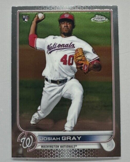 2022 Topps Chrome Josiah Gray RC #160