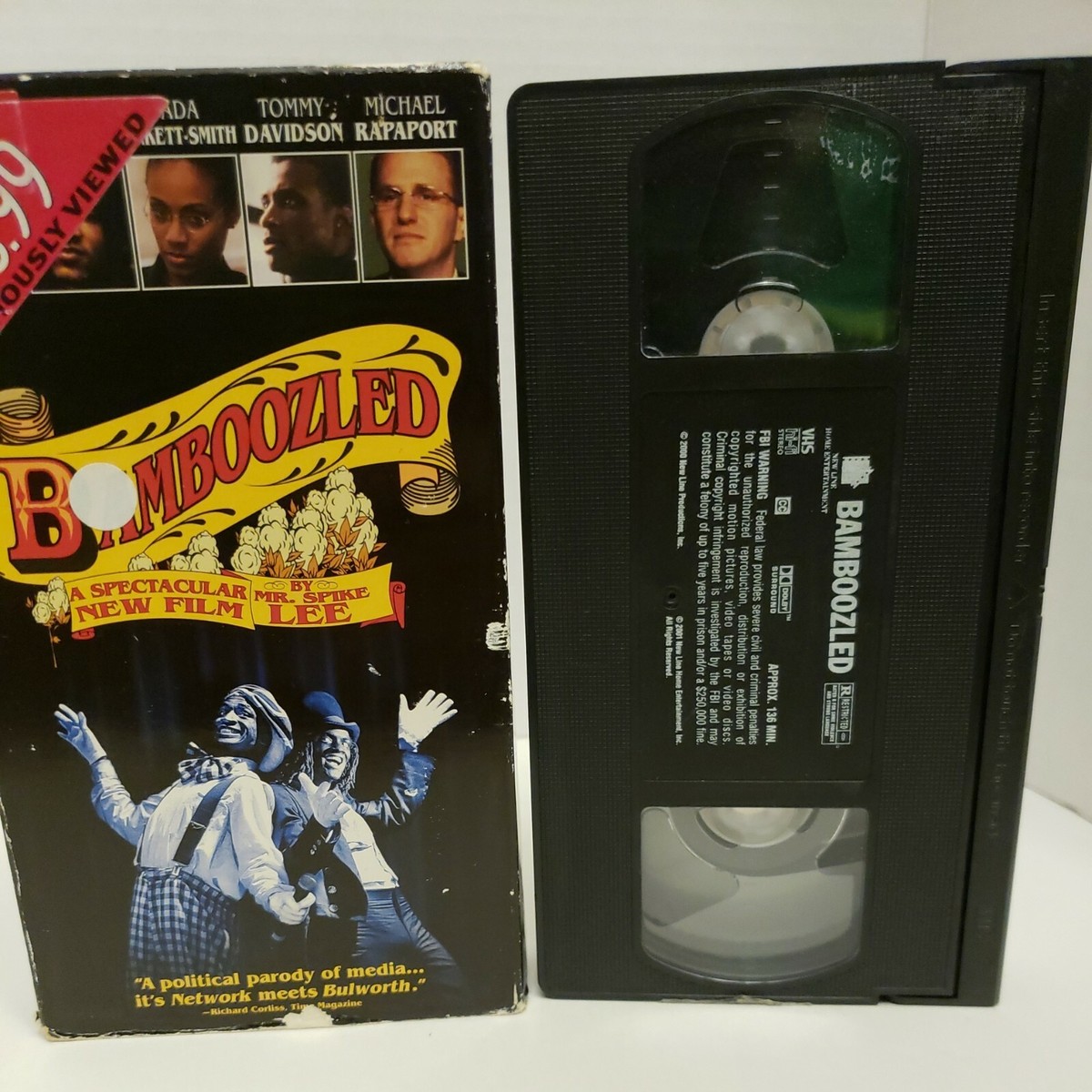 Bamboozled VHS - Spike Lee Damon Wayans Jada Pinkett Smith - Brand