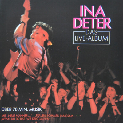  CD INA DETER   ''DAS LIVE - ALBUM''  NEU