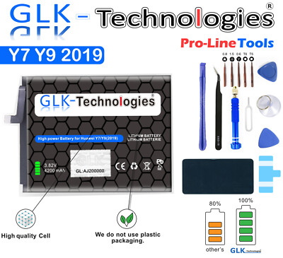 GLK-TECHNOLOGIES Akku für Huawei Y7 (2019) | Y7 Prime (2017) | Y7 Pro (2019) PRO