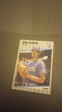 Jose Guzman - Texas Rangers (MLB) Pitcher  Fleer Ultra Baseball 520 1989 
