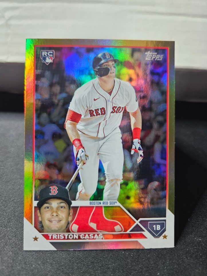 2023 Topps Series 1 - Triston Casas #92 Gold Foil (RC)