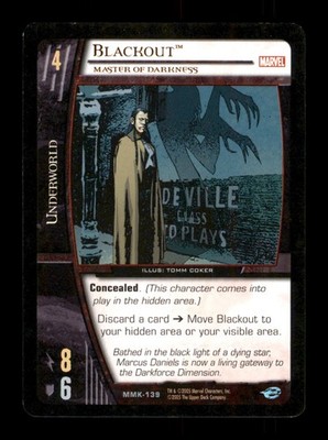 Blackout MMK-139 VS System Underworld Trading Card TCG CCG