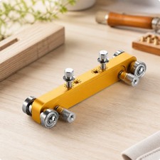 Gitarrensattel-Schleifwerkzeug kompakt Sattelschleifer mit Rollen hochwertig