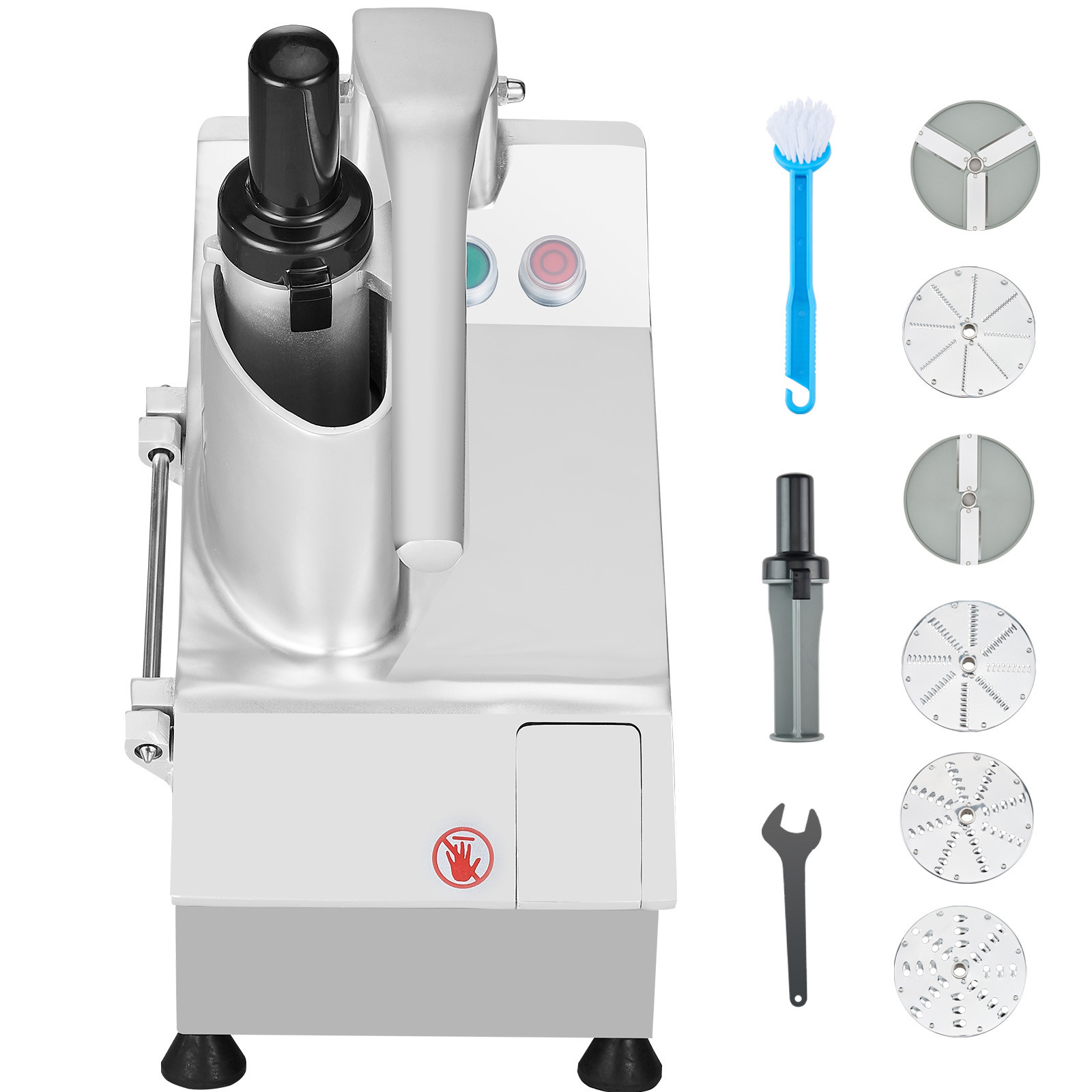 Commercial  Food Processor Vegetable Chopper Cutter w/ 6 Bla