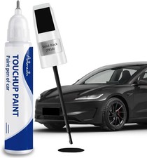 Solid Black PBSB Tesla Touch-Up Paint Pen for Scratch Repair, Model Y/3/X/S
