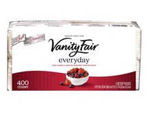 Vanity Fair Everyday Paper Napkins, 400 Count - Perfect for Parties Events