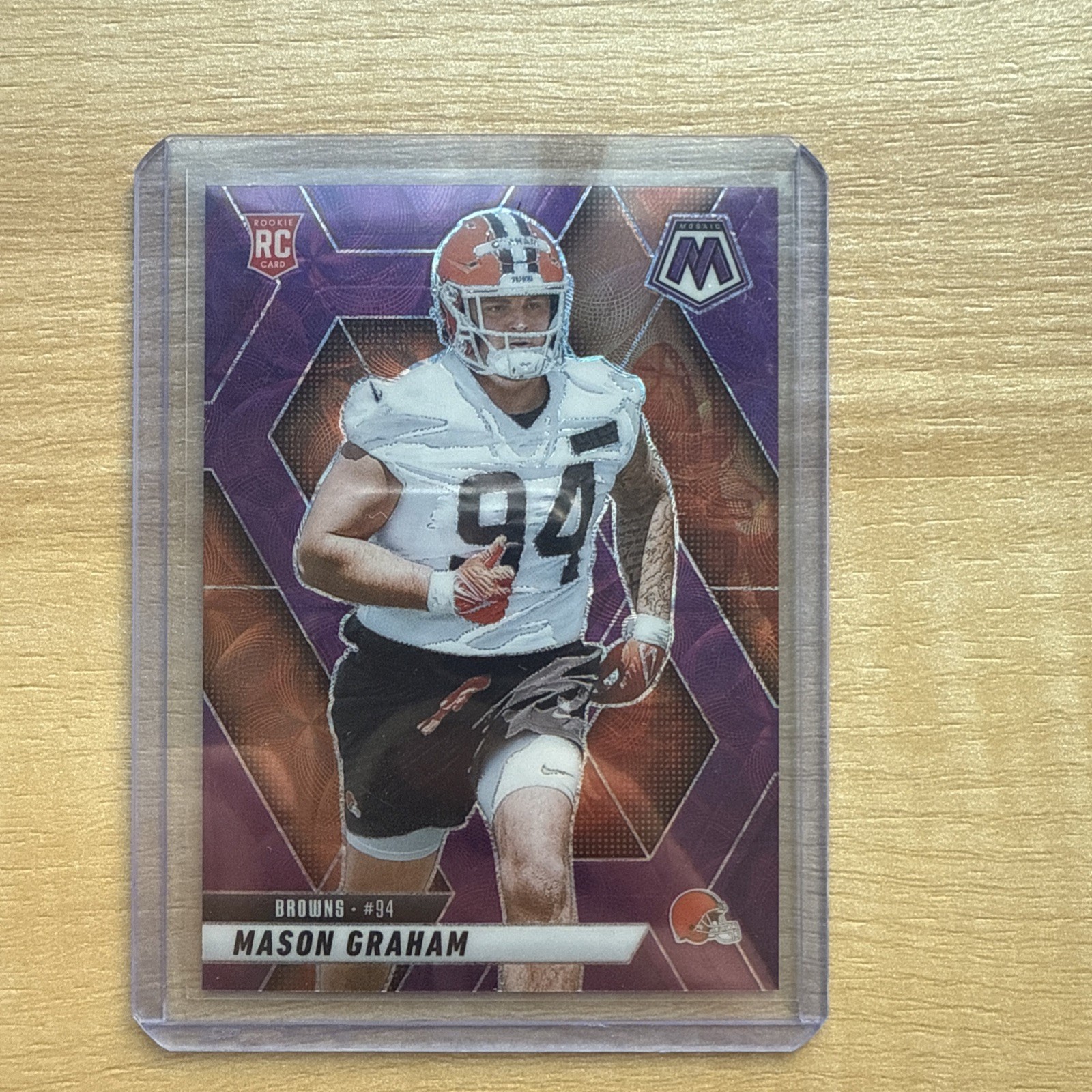 2025 Panini Mosaic Mason Graham Purple Scope Prizm 311
