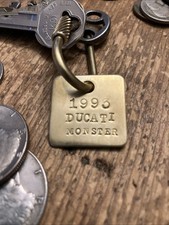1993 DUCATI  MONSTER Motorcycle Key Fob ‘93