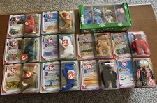 TY Beanie Babies 10 Plus The 4 Xmas Beanies So Cute Great deal  condition 