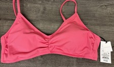 Shade & Shore Women's Bralette Bikini Top Pink Size Large 12-14 NWT