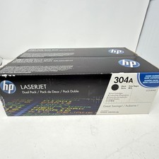 HP 304A Toner Cartridge 2 Pack Black LaserJet CC530AD Dual Pack