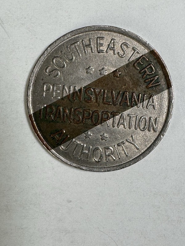 Pennsylvania Transportation Southern Authority SEPTA Token Vintage