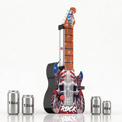 615 Guitar Pneumatic Can Crusher,16Oz Soda Cans,Wall-Mounted Heavy Duty Can Smas