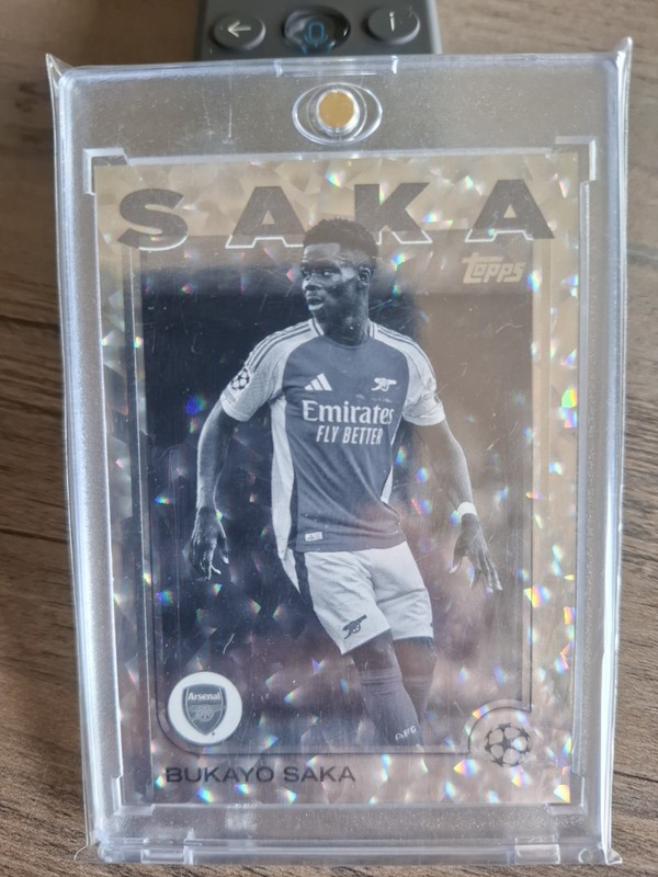 Topps 2025 Bukayo Saka Black And White/150 Arsenal